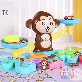 Bộ Đồ Chơi Khỉ Cân Bằng Toán Học Monkey Balance Cân Thông Minh giúp Bé Học Số Đếm Và Phép Tính