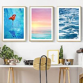 Bộ tranh Canvas DECOR trang trí phòng khách DC0097