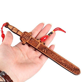 Mua Kiếm gỗ đào chiêu tài nạp cát dài 20 cm