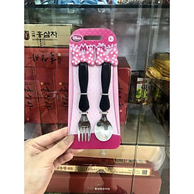 Mua set thìa dĩa Minnie cho bé nhập Mỹ