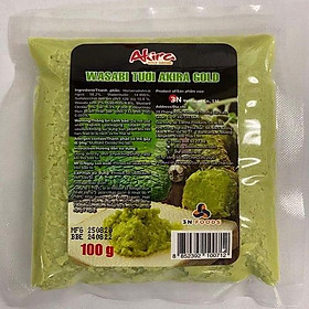 Wasabi mù tạt tươi đông lạnh Akira Gold 100g