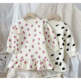 váy chấm bi mẫu mới bé yêu