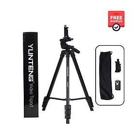 Mua Tripod điện thoại  máy ảnh Yunteng VCT-618N - Gậy cao 1m8 có kèm remote và kẹp điện thoại - Hàng chính hãng