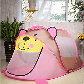 Lều Cho Bé - Lều Chơi Hình Gấu Baby - Chống Muỗi An Toàn, Thiết Kế Tự Bung, Dễ Dàng Di Chuyển, Tháo Rời, Cất Gọn.