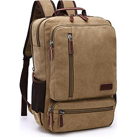 Unisex Casual Travel Backpack Canvas Waterproof Large Capacity Student Bag