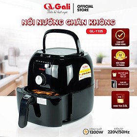 Nồi chiên không dầu Gali GL-1120, lò nướng chân không, dung tích lớn 6 lít, hàng chính hãng, bảo hành chính hãng 24 tháng