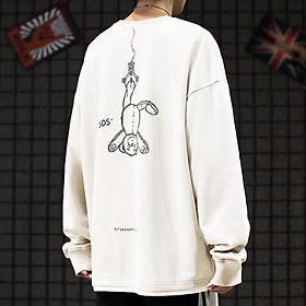 Áo Sweater Nỉ Bông Gấu Ngược ( unisex nam nữ đều mặc được)