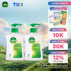 Combo 2 nước rửa tay diệt khuẩn Dettol 250G