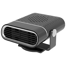 Car Heater with Heating Cooling Modes Fast Heating 360 Degree Rotary Base Windshield Defroster Winter/Cold Weather Anti-Fog Dryer 150W for All Cars