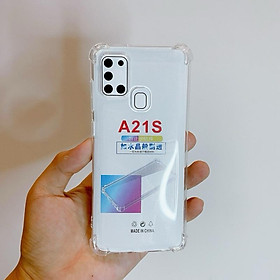 Ốp lưng cho SS A21S - Nhựa dẻo - Trong suốt - Chống sốc - Bảo vệ điện thoại
