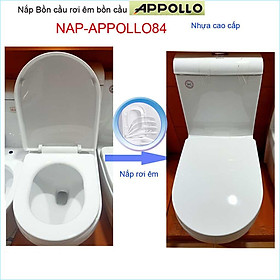 Mua Nắp đậy cho bồn cầu 1 khối Appollo NAP-Appollo84  nắp hơi bồn cầu khối nhựa cao cấp Thailand