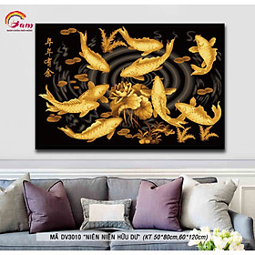 Mua Tranh sơn dầu số hóa tự tô màu Gam DV3010 50x80cm không khung