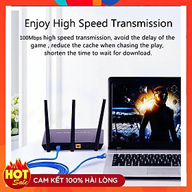 Mua Dây mạng cat5e dài 20M 25M 30M 40M 50M 60M chuẩn đúc sẵn 2 đầu bấm-dây mạng lan internet tốt xịn cao cấp