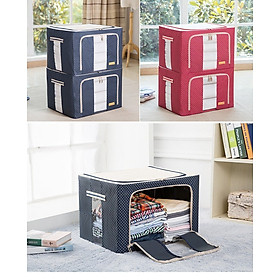Mua Tủ Đựng Quần Áo Khung Thép 100L Loại Lớn Chắc Chắn Size 60x42x40cm