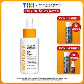 Tinh Chất Chống Lão Hóa Chứa Vitamin C Paula's Choice Resist C15 Super Booster (20ml)