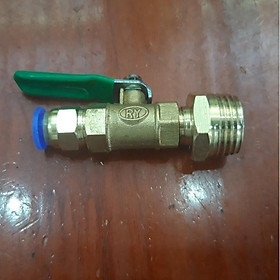 Mua Van khóa đồng có 1 đầu gài nhanh 8mm  1 đầu ren 21mm