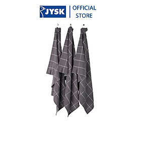 Mua Bộ 3 khăn bếp cotton | JYSK Gerbera | xám than | R50xD70cm