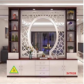 Mua Vách ngăn phòng khách nhà bếp  Tủ kệ vách ngăn phòng 3VTK28 - Nội thất lắp ráp Viễn Đông Adv