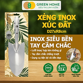Mua Xẻng Xúc Đất Greenhome  D27xR8cm  Dụng Cụ Làm Vườn  Hợp Kim Chống Rỉ  Siêu Bền  Dễ Vệ Sinh  Tiện Lợi