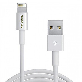 Cáp sạc Lightning KIMCUONG 1m cho Apple Iphone Ipad - Hàng nhập khẩu chính hãng