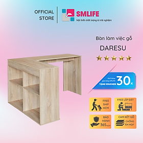 Bàn Làm Việc Chữ L Hiện Đại SMLIFE Daresu