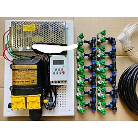 Mua Trọn bộ bao gồm:1 bơm đôi sinleader chính hãng.. (180w)1 nguồn tổ ong 12v 10a 12 béc 4 cửa 20 dây