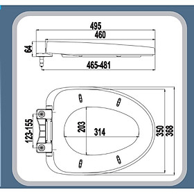 Mua Nắp Bàn Cầu Viglacera V65  Nắp Bàn Cầu Ráp Chuẩn  Bàn Cầu Viglacera V65