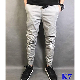 Quần kaki jogger khóa chíp Dài Bo chun nam nữ - Chất Vải Kaki Kiểu Thể Thao UNISEX sáu Màu Đen.xám,,xanh,đỏ,rêu 01x