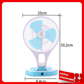 Mua Quạt Mini Sạc Pin (Không Sợ Mùa Hè Mất Điện) - Loại Tốt