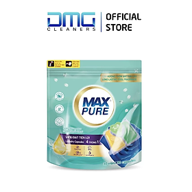 Túi 30 Viên Giặt Tiện Lợi MaxPure 4in1 - Công Nghệ Carezyme Hương Huyền Thoại