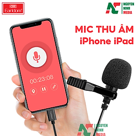 Micro Thu Âm Mini Dành Cho Điện Thoại iPhone, iPad Earldom ET-E36