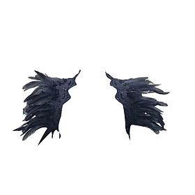 Feather Cape Shawl Shoulder Wraps Cape Feather Shrug Shawl Carnival Dress up Prom Performance Halloween Party Cosplay Costume