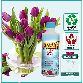 Nước Dưỡng Hoa, Nước Cắm Hoa Fresh F5 - Dưỡng Hoa Tươi Lâu Gấp 3 Lần, Giúp Hoa Nở Bung Luôn Tươi Mới