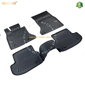 Thảm lót sàn ô tô nhựa TPE Silicon BMW 5 Series f10 2013- 2016 Black Nhãn hiệu Macsim