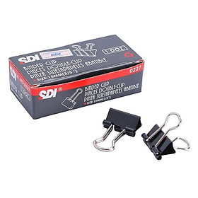 Bộ 2 Kẹp Giấy 15Mm 0227 (12 cái/hộp)