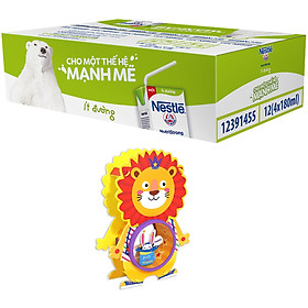 Thùng Sữa Nước Nestlé Ít Đường 180ml - Tặng 1 Lồng Đèn