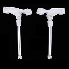 2Pcs Fishing Rod Rack Boat Yacht Mount Outrigger Rod Holder Angle Adjustable