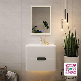 Mua GƯƠNG PHÒNG TẮM ĐÈN LED CÓ SƯỞI TRÊN GƯƠNG SMHOME GNT12