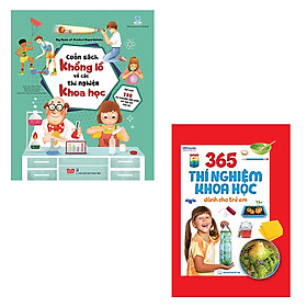 Bộ 2 cuốn sách thú vị giúp bé khám phá khoa học: 365 thí nghiệm khoa học dành cho trẻ em - Cuốn sách khổng lồ về các thí nghiệm khoa học