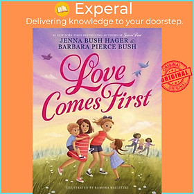 Sách - Love Comes First by Jenna Bush Hager (UK edition, hardcover)