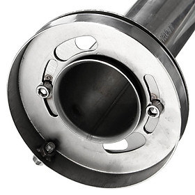 Insert Removable Stainless Steel Round Exhaust Tip Silencer Muffler 3.5 inch/4 inch/ 4.5 inch