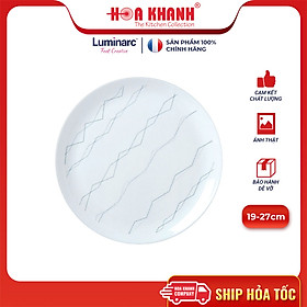 Mua Đĩa Thủy Tinh Luminarc Marble 19cm cường lực  chịu nhiệt - 1 đĩa - P3761