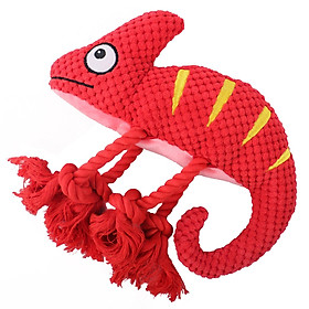 Plush Dog Toy Dog Squeak Toy Durable Knot Rope Bite Resistant Playing Interactive Toy Puppy Chew Toys for Medium Large Dogs Pets Accessories
