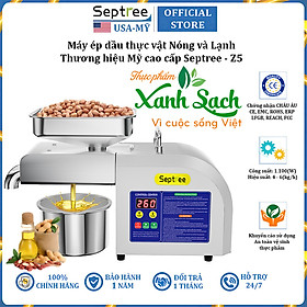 Mua Máy ép dầu ăn thực vật Nóng và Lạnh thương hiệu Mỹ Septree Z5 - Công suất 1100W - Hàng chính hãng (BH 1 NĂM)