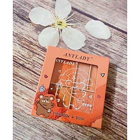 Bảng Mắt Gấu Nhiều Màu Sắc Phấn Mịn Nhũ Lâu Phai