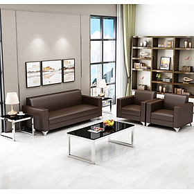 Mua Bộ sofa văn phòng cao cấp Juno Sofa kèm 2 ghế đơn HVPCT-05