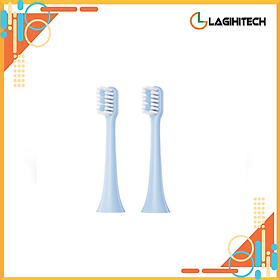 Combo Đầu Bàn Chải Điện Halio Sonic SmartClean Electric Toothbrush White - Hàng Chính Hãng - Màu Xanh - 2 Đầu