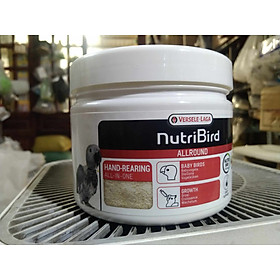 1 Hũ bột Nutri Bird ALLROUND 250gram nguyên seal dùng nuôi mọi dòng vẹt non (từ size nhỏ đến size lớn đều dùng được)