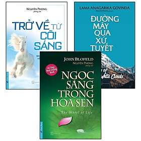 Combo Cẩm Nang Du Hành: Trở Về Từ Cõi Sáng + Ngọc Sáng Trong Hoa Sen + Đường Mây Qua Xứ Tuyết (Bộ 3 Cuốn Sách Hay Của Nguyên Phong / Tủ Sách Sống Đẹp)