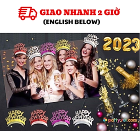 Hình ảnh Bộ 10 vương miện Happy New Year Party Kit cbhp25